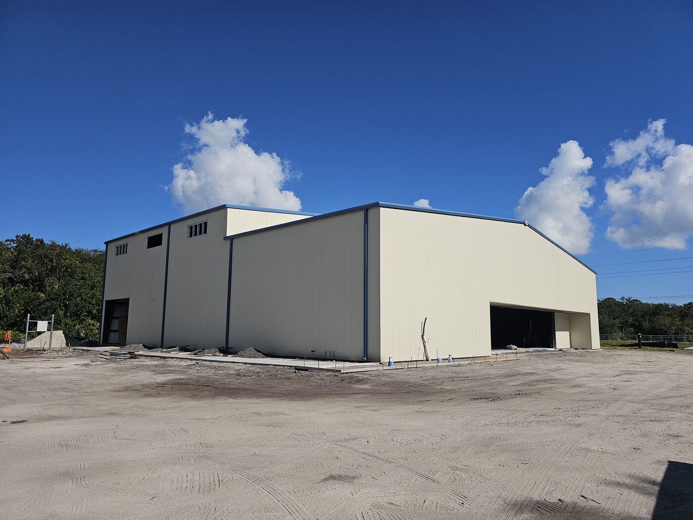 Commercial metal building support